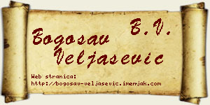 Bogosav Veljašević vizit kartica